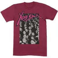 Ginza.se X-Ray Spex: Unisex T-Shirt/3D Cinema (Maroon Red) (Medium)
