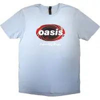 Ginza.se Oasis: Unisex T-Shirt/Definitely Maybe Union Jack Oval (Light Blue) (Small)