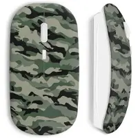 CAPACHEAP Souris Sans Fil Militaire Vert