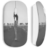 CAPACHEAP Souris Sans Fil Girl sexy skater