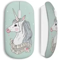 CAPACHEAP Söt Unicorn trådlös mus Unicorn