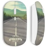 MANIACASE Souris Sans Fil Enjoy Every Moment Road
