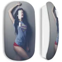 CAPACHEAP Souris Sans Fil Sexy Girl Superman