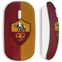 CAPACHEAP Trådlös mus som Roma fotbollslogotyp