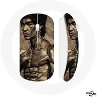 MANIACASE Souris Sans Fil Bruce Lee Dessin