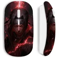 MANIACASE Souris - - Sans fil - Blanche - Itachi Uchiwa Anime 3D Fanart