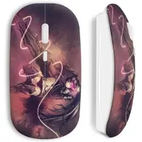 CAPACHEAP Souris Sans Fil Black Rock Shooter