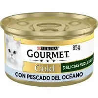 Purina Gourmet Gold Delicias Suculentas Ocean Fish 85g Mellanmål 24 Enheter