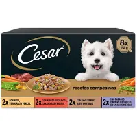 Cesar Multipack 8 Campesinas Våtfoder För Hundar 3x8x150g