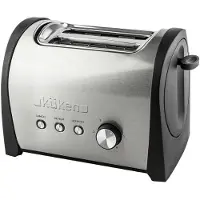 Kuken Rostfritt Stål Brödrost 800w 2 Spår