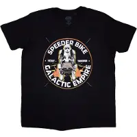 Ginza.se Star Wars: Unisex T-Shirt/Speeder Bike Galactic Empire (Black) (Small)