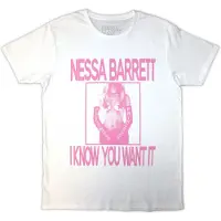 Ginza.se Nessa Barrett: Unisex T-Shirt/I Know You Want It (White) (X-Large)