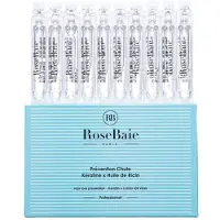 Parasanteonline RoseBaie Prévention Anti Chute Kératine &amp; Huile de Ricin 10 Unidoses