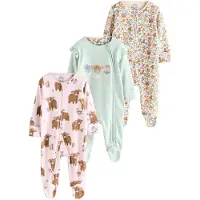 Next Pyjamas beige / brun / mint / gammalrosa