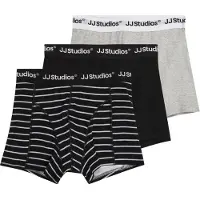 Jack & jones Junior Kalsong 'JACSOHO' gråmelerad / svart / vit