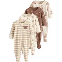 Next Pyjamas ljusbeige / brun / ljusbrun / syrén