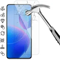 Mtp Products Xiaomi Redmi K80/K80 Pro/Poco F7 Ultra/Poco F7 Pro Härdat Glas Skärmskydd - Case Friendly - Genomskinlig