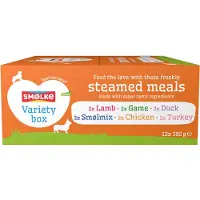 Smolke Smølke Tasty Variety Box kombipack färskt ångkokt våtfoder hund