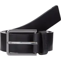 Calvin Klein Leather Belt - - Black - Men - 100 Cm