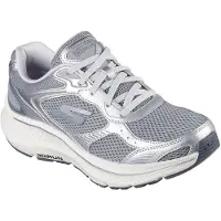 SKECHERS GO RUN Consistent 2.0 Volt Läder Dam Grå/Silver Träningsskor