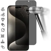 Mtp Products iPhone Air Privacy Härdat Glas Skärmskydd