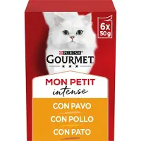 Purina Gourmet Mon Petit Blötmat För Katt Fågel 6x50 G 8 Enheter