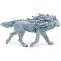 Papo Glass varg - H: 7 cm - - One Size - Leksaksdjur