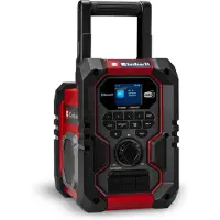 Einhell Batteridriven radio TE-CR 18 Li DAB+, FM Röd/Svart