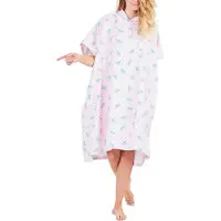 After Watermelon Surf Poncho pink