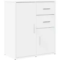 vidaXL Skänk vit 60x31x70 cm konstruerat trä
