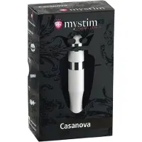 Mystim Casanova - elektrostav-dildo (vit)
