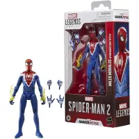 Hasbro Marvel Legender Spider-man 2 Gamerverse Miles Morales Uppgraderad Dräkt Stil Actionfigur 15 Cm