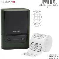 Olympia 6303 Etikettskrivare Termisk överföring 203 x 203 dpi Etikettbredd (max.): 54 mm