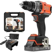 Black & Decker Skruvdragare/borr BLD682D1XK-QW; 18 V; 50 Nm; 1x2,0 Ah batt.
