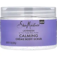 SheaMoisture , Calming Cream Body Scrub, Lavender, 320g (11.3oz) gray
