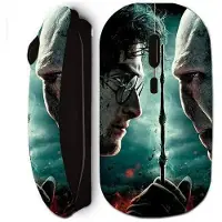 CAPACHEAP Souris sans fil - Maniacase - Harry Potter - Noir - Ergonomique - Design stylé