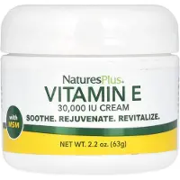 NaturesPlus Vitamin E-kräm, 30 000 IE, 63 g (2.2 Oz)