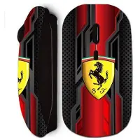 CAPACHEAP Souris sans fil - Ferrari - Maniacase - Noir - Wi-Fi (nano clé USB) - Logo Ferrari