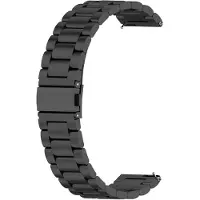 INF Klockarmband 22 mm Huawei Watch GT/Magic/TicWatch Pro rostfritt stål Black