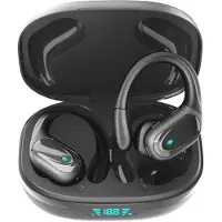 INF Trådlösa hörlurar Bluetooth 5.1 svart