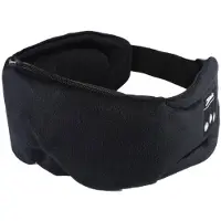 INF Sovhörlurar - Sovmask med hörlurar Bluetooth 5.0 Black
