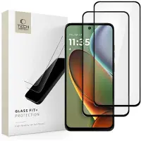 Tech-Protect Motorola Moto G15/G15 Power/G05/E15 Glass Fit+ skärmskydd av härdat glas - 2 st. - Svart