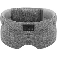 INF Bluetooth pannband/sovmask Sovhörlurar Black
