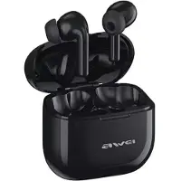 Awei Słuchawki Bluetooth 5.3 T1 Pro Tws + Stacja Dokująca Czarny/Black