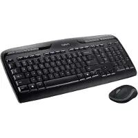 Logitech Mk330 Trådlöst Tangentbord Och Mus Engelska