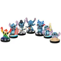 Yume Toys Lilo & Stitch Hjältebox Rolig Serie Minifigurer Display 8 Cm 6 Enheter