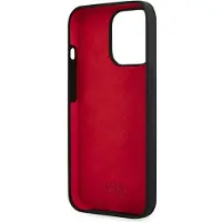 Karl Lagerfeld silikonplakettfodral för iPhone 13 Pro / iPhone 13 - Svart
