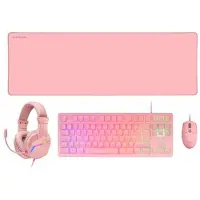 Mars Gaming Mcp-rgb3p Spelset Mus Tangentbord Headset Musmatta
