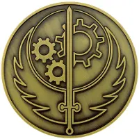 Fanattik Fallout Stål Medaljongens Brödraskap Av Dekoration