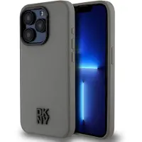 DKNY Pu Leather Stack Logo Magsafe Iphone 15 Pro Telefonfodral